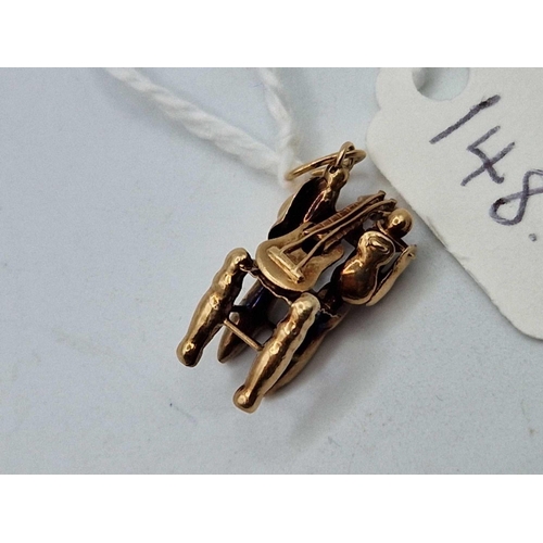 148 - A chair charm 14ct gold 1 gms