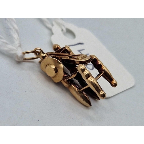 148 - A chair charm 14ct gold 1 gms