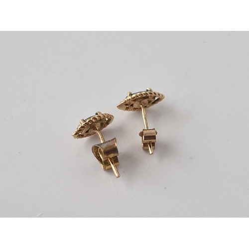 181 - A pair of star stud earrings, 9ct