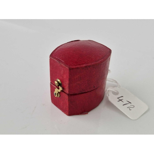 472 - A antique ring box