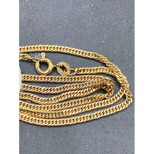 103 - A curb link neck chain 9ct 20 inch 6.6 gms