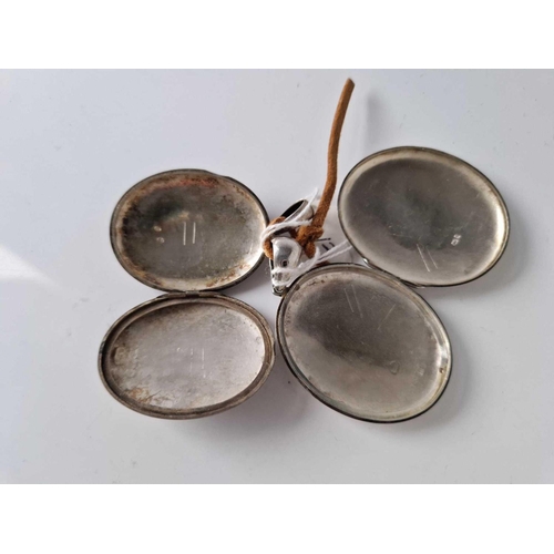 13 - Two silver lockets