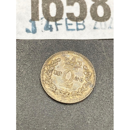 1658 - Silver 2d 1838