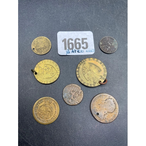 1665 - Roman coins etc