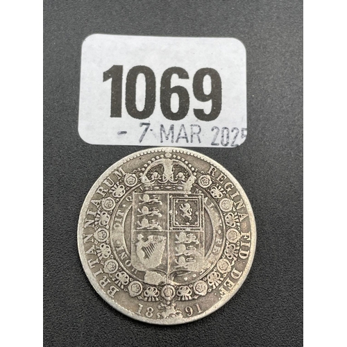 1069 - Half crown 1891