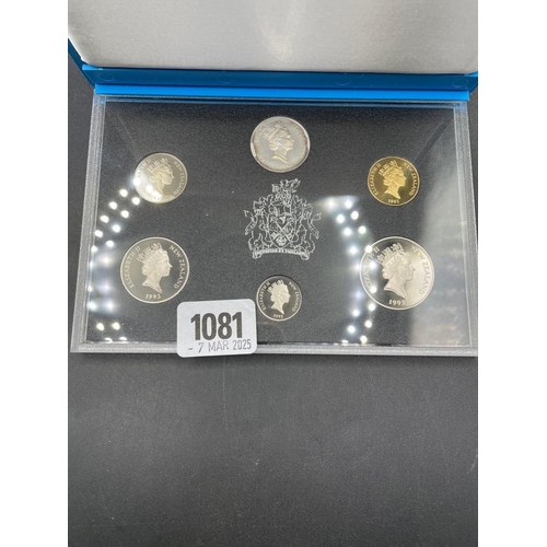 1081 - New Zealand proof set 1993