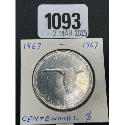 1093 - Canada dollar 1967