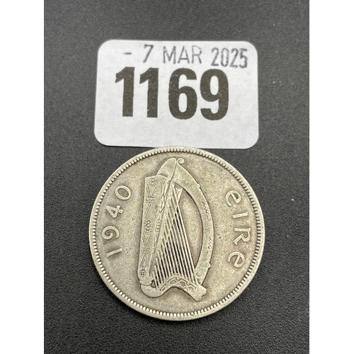 1169 - Irish half crown 1940