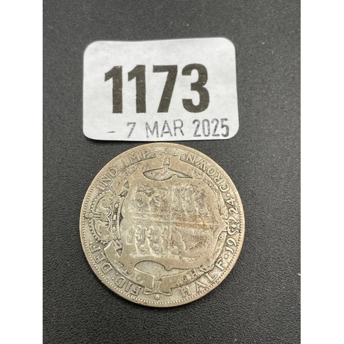 1173 - George V half crown 1924, low mintage