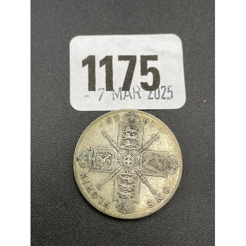 1175 - George V 1925 florin low mintage