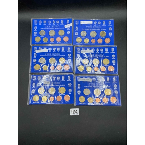 1194 - Euro coin sets (11)