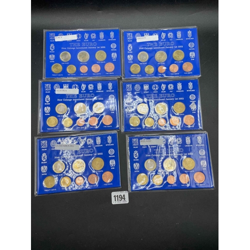 1194 - Euro coin sets (11)