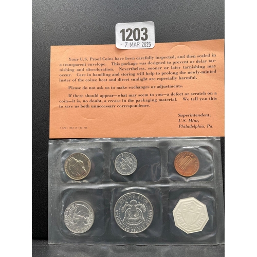 1203 - USA proof set 1964