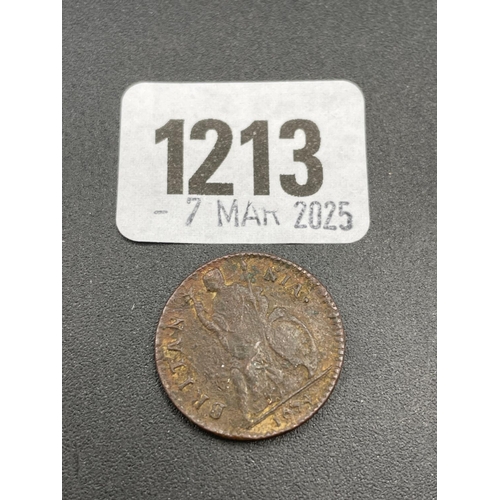 1213 - Charles II farthing 1674