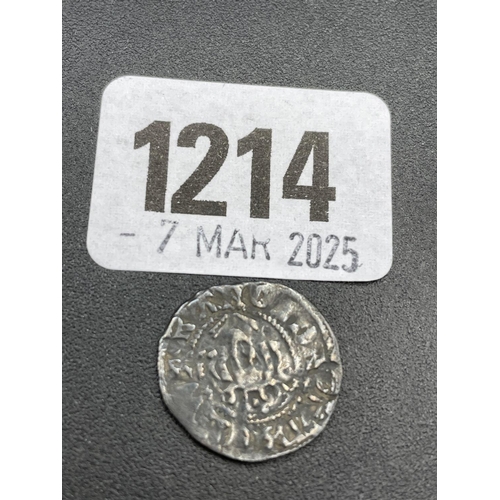 1214 - Silver Edward I penny 1272-1307