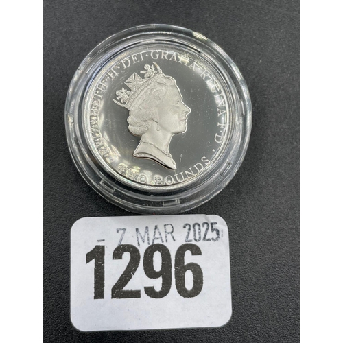 1296 - Proof silver �2 coin 1996