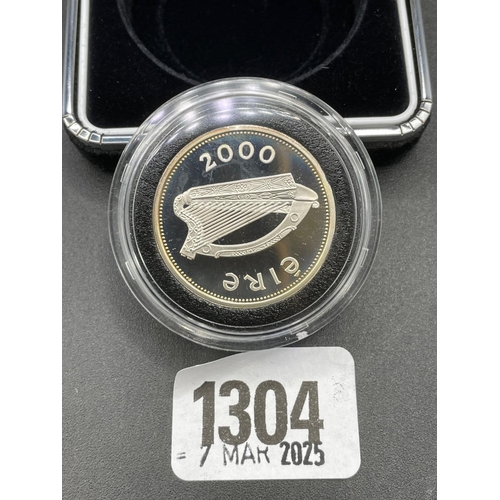 1304 - Irish proof set �1 2000