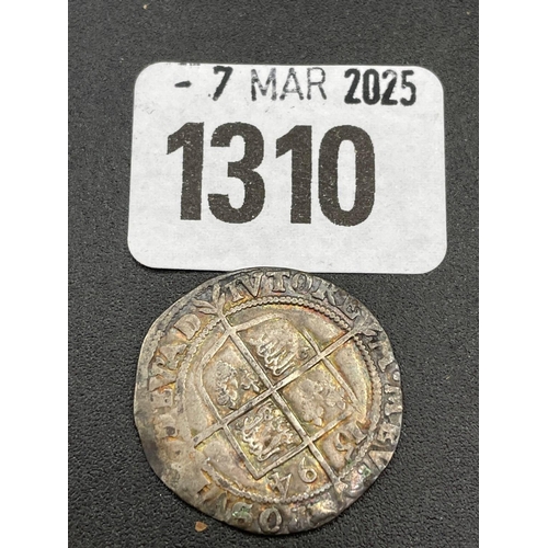 1310 - Elizabeth I sixpence 1594