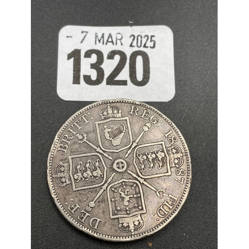 1320 - Double florin 1887