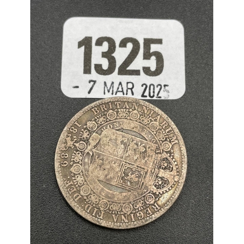 1325 - Half crown 1889