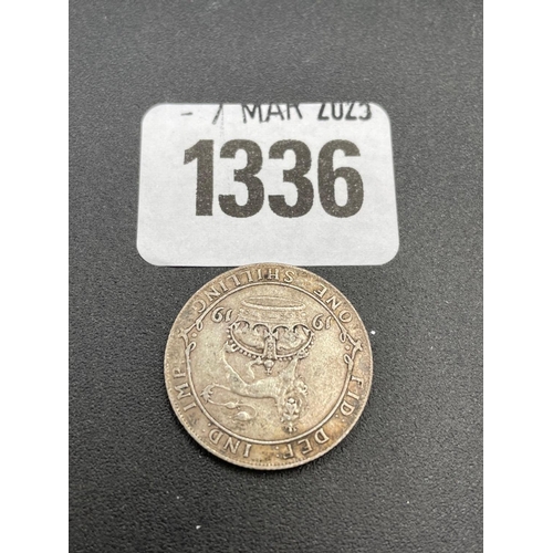 1336 - Shilling 1919, better grade