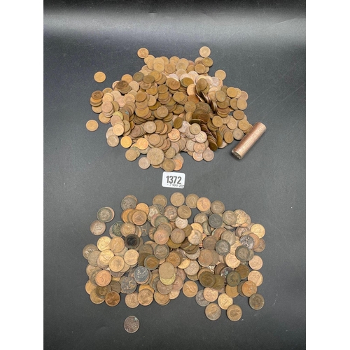 1372 - Large qty of coins , many farthings