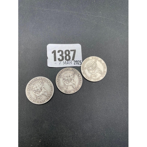 1387 - Shillings 1912 / 15 / 18