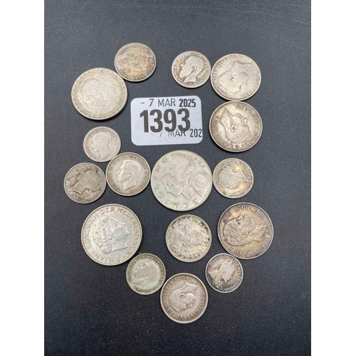 1393 - A bag of Commonwealth silver coins