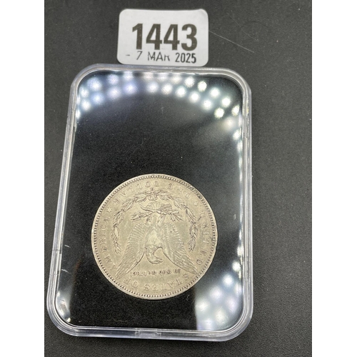 1443 - USA silver dollar 1888