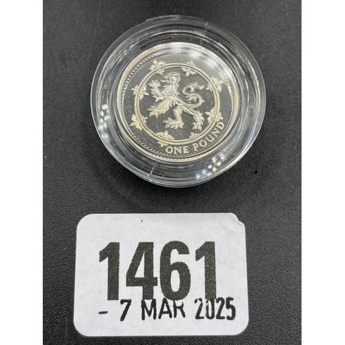 1461 - Pied fort �1 coin 1999 silver