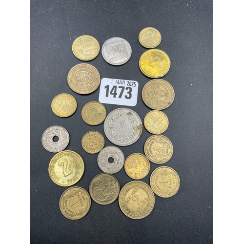 1473 - Mixed French coins