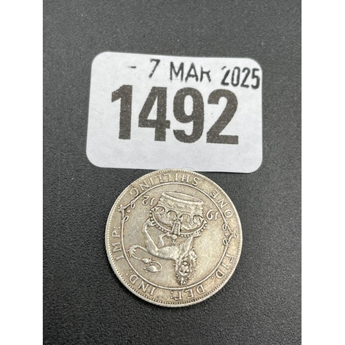 1492 - Shilling 1912, better grade