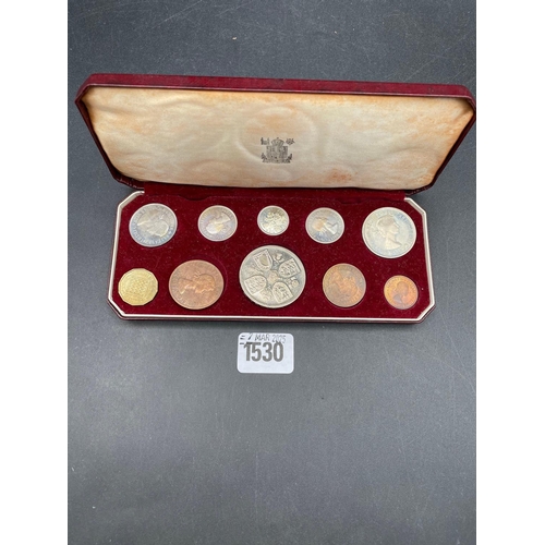 1530 - Boxed 1953 proof set (10 coins)