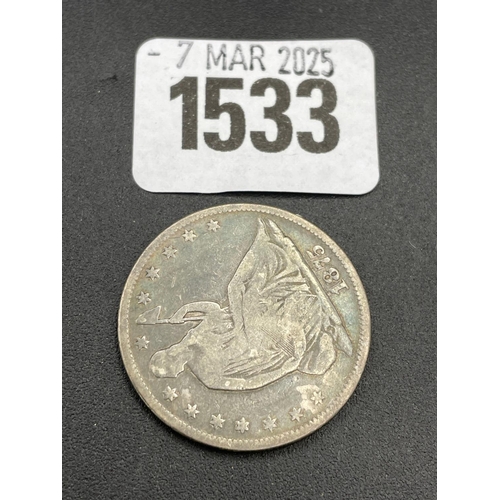 1533 - USA half dollar 1875