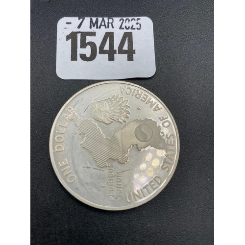 1544 - USA silver dollar 1991