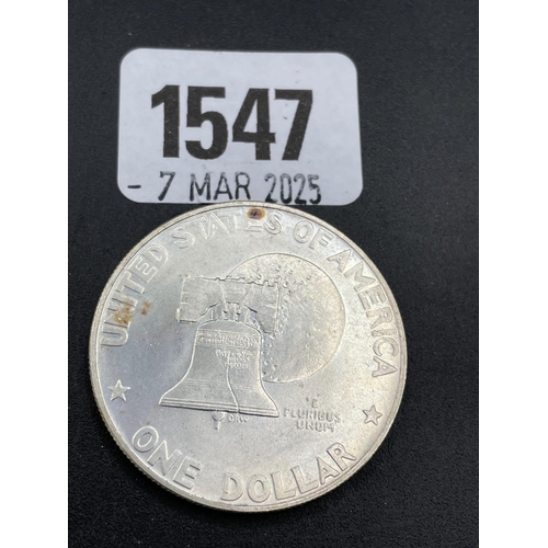 1547 - USA silver dollar 1976