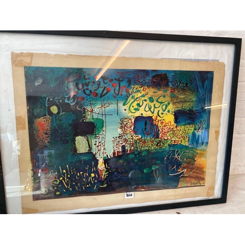 1644 - A John  Piper proof print 18 X 24 inches signed PROOF