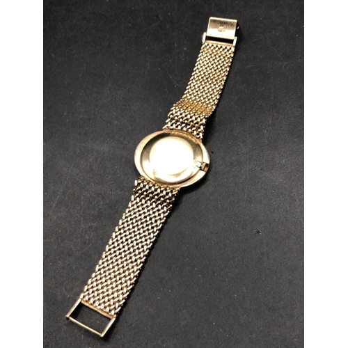 709 - A EXCEPTIONAL PRETTY LADIES WATCH BY BUECHE GIROD WITH FANCY INTEGRAL BEZEL AND BRACELET WITH BLACK ... 