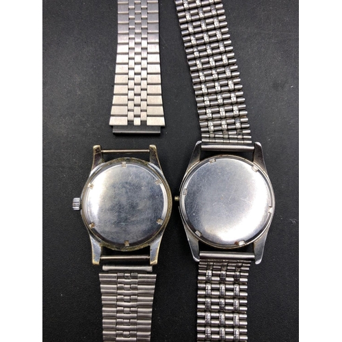 723 - Two gents AUDAX inca block wrist watches