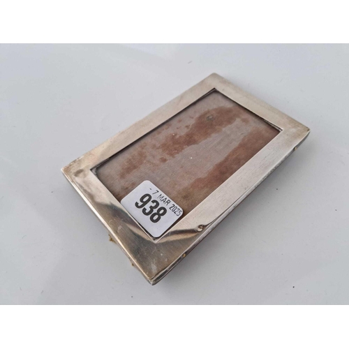 938 - A small rectangular photo frame, 5.5