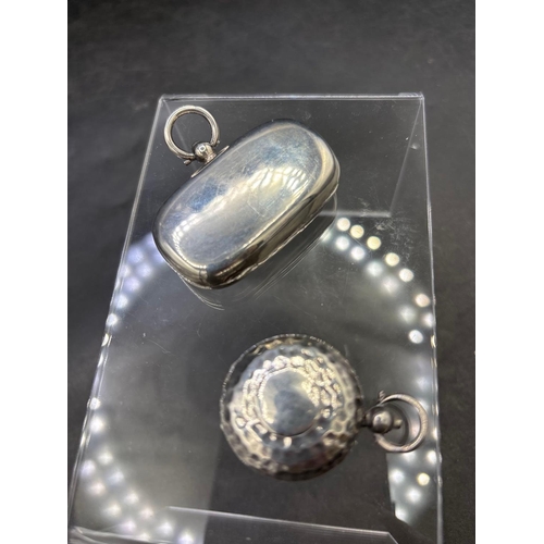 35 - A double sovereign case and a single golf ball example