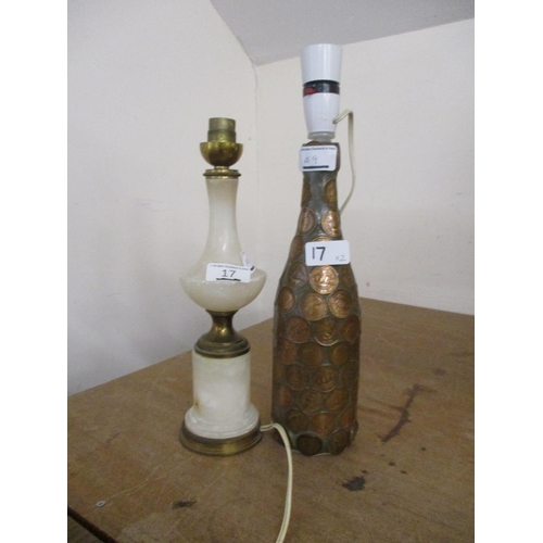 17 - TWO TABLE LAMPS
