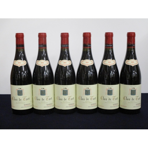 695 - 6  bts Clos de Tart Grand Cru 2001 owc  Mommessin  i.n