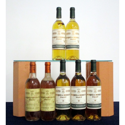 182 - 1 bt Marqués de Murrieta Ygay Rioja Reserva (Blanco) 1986 ts, sl bs 1 bt Marqués de Murrieta Ygay Ri... 