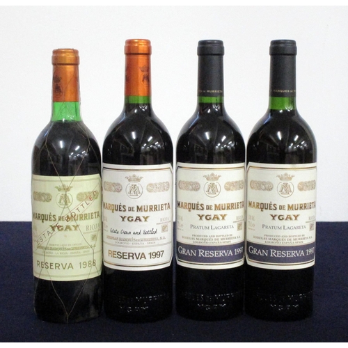 183 - 1 bt Marqués de Murrieta Ygay Rioja Reserva 1988 ts 1 bt Marqués de Murrieta Ygay Rioja Reserva 1997... 