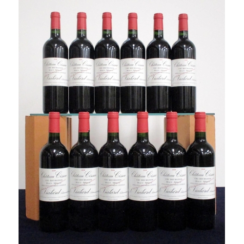 192 - V 12 bts Ch. Cissac 2006 owc Cissac (Haut-Médoc) Cru Bourgeois Exceptionnel 3 hf/i.n, 9 hf/i.n