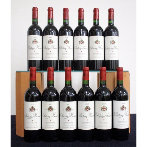 12 bts Ch. Musar 2005 oc Gaston Hochar i.n