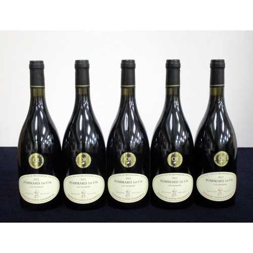 243 - 5 bts Pommard 1er Cru Les Fremiers 2012 oc (12 bt) Dom Coste-Caumartin