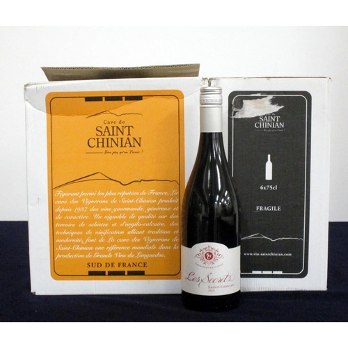 294 - V 12 bts  Les Secrets de St Chinian Vigneron de St-Chinian Rouge Vendanges Manuelles 2018 oc (2 x 6)... 