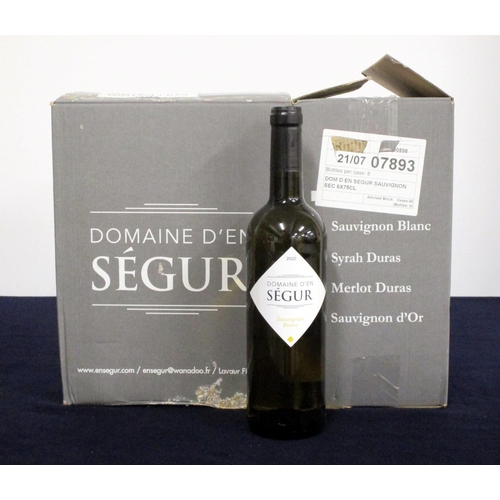 315 - V 12 bts Domaine D'En Segur Sauvignon Blanc 2020  oc (2 x 6) IGP Tarn